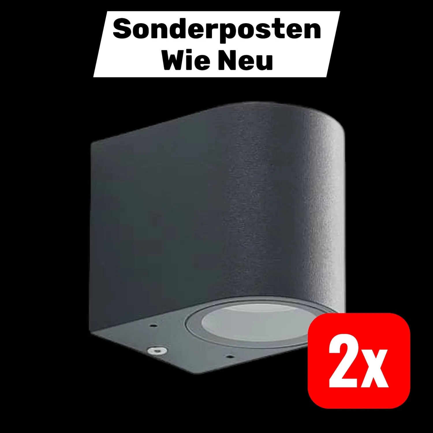 B-Ware Elc Fijona Led Außenwandlampe Wandleuchte Wandlampe Außenleuchte Leuchte 2 St690 - 4251096575590