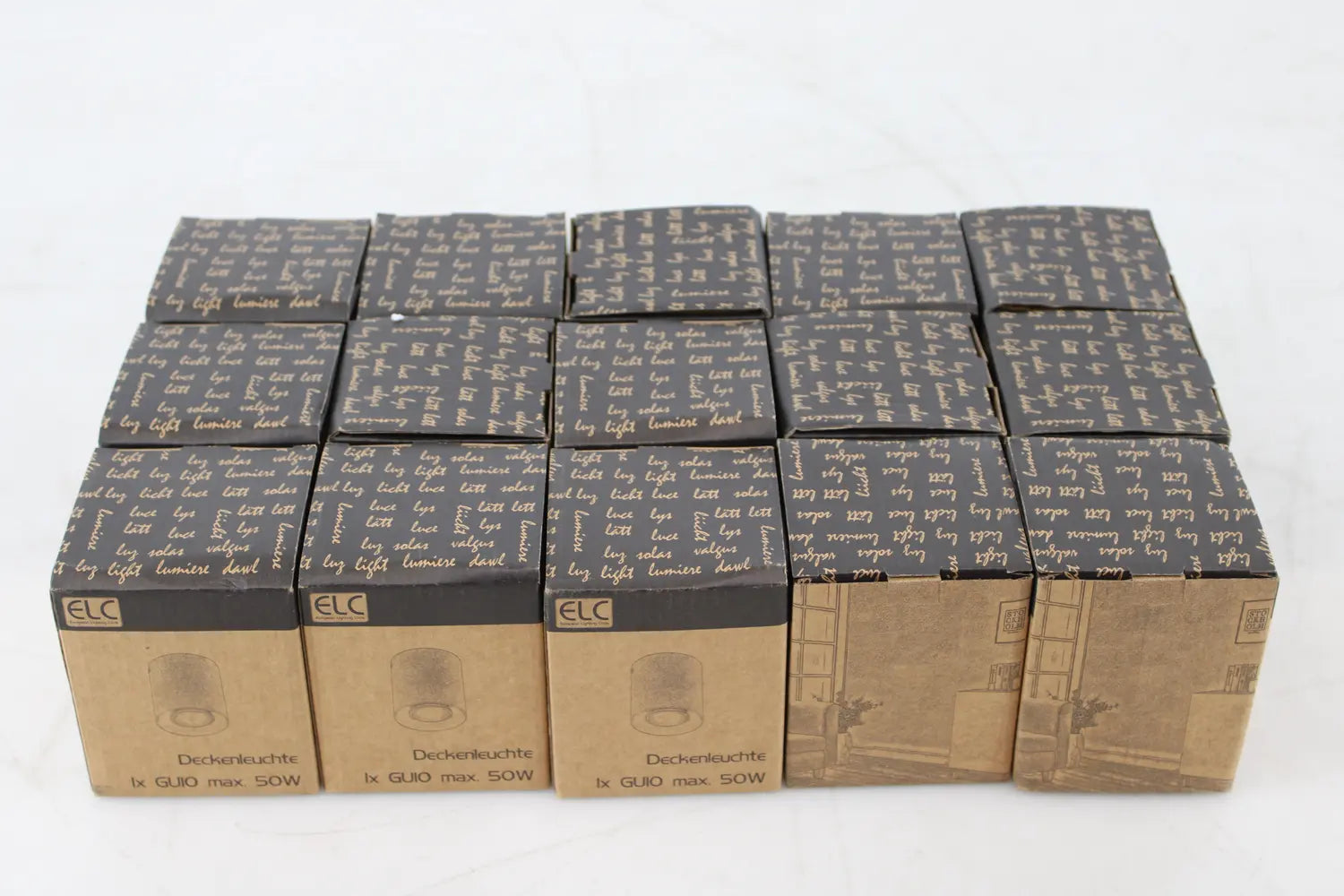 B-Ware Elc Efey Deckenlampe Leuchte Gu10 Deckenleuchte Rund Weiß Aluminium I15 Stück - 4251096579079