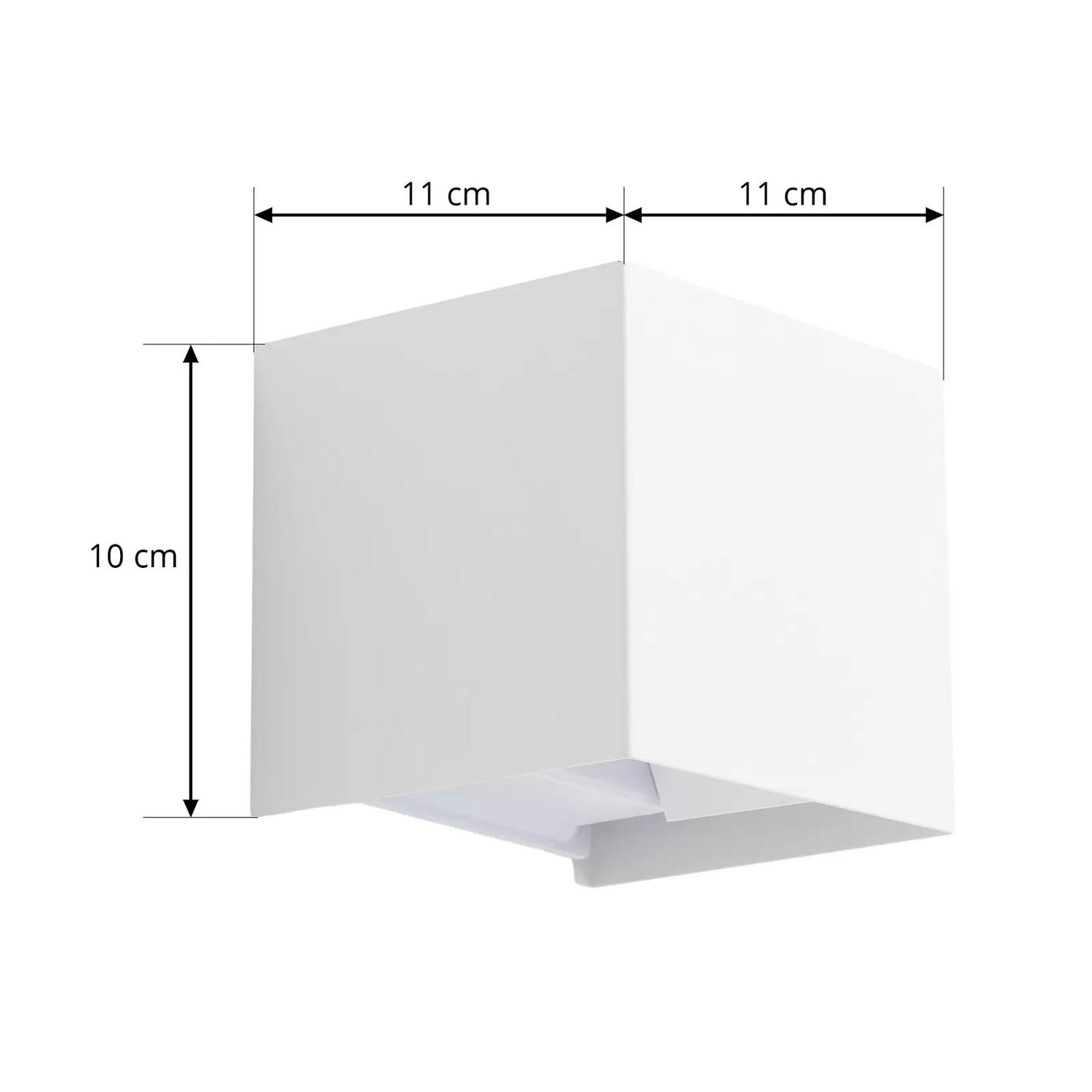 B-Ware Elc Ildaria Außenwandleuchte Weiß Wandlampe Lampe Leuchte Wandleuchte G9 Spot - 4251911760699