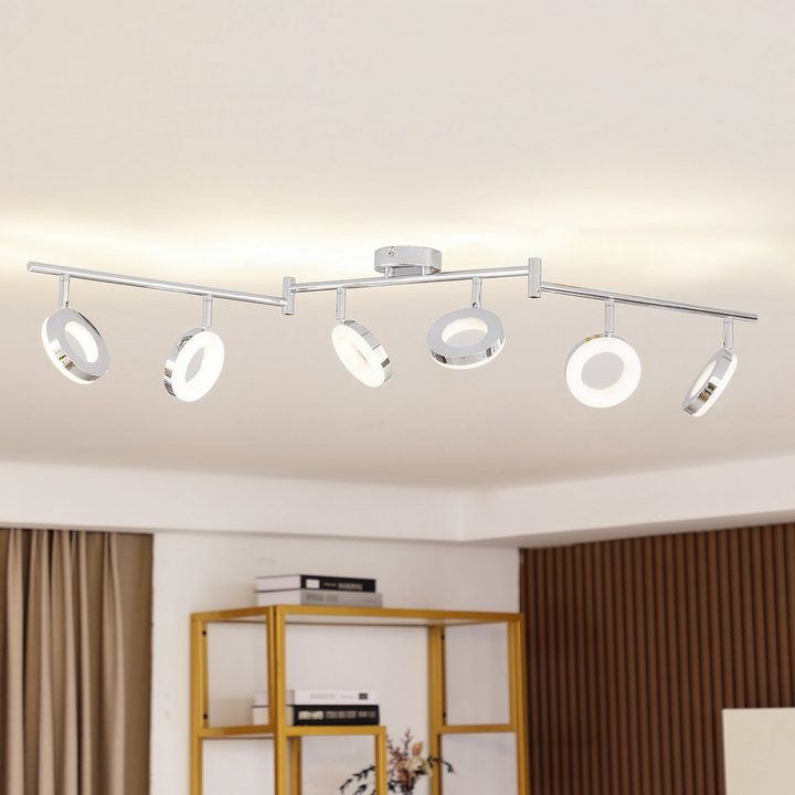 Elc Tioklia Led Deckenlampe Deckenlampe Lampe Leuchte Sechsflammig Siehe Text B-Ware