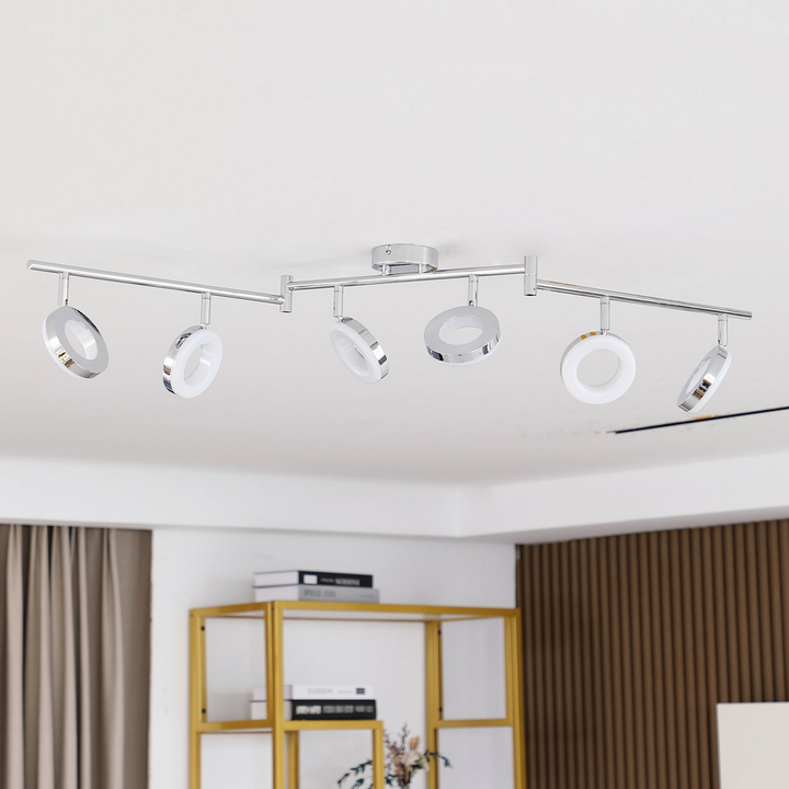 Elc Tioklia Led Deckenlampe Deckenlampe Lampe Leuchte Sechsflammig Siehe Text B-Ware