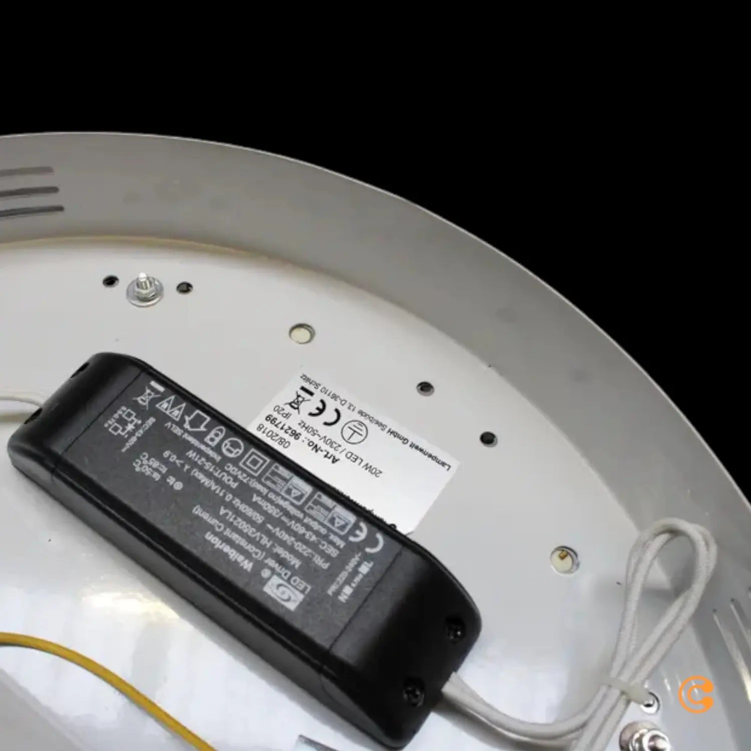 B-Ware Filomena Deckenleuchte Deckenlampe Led Kristalloptik Glassteine Silber Chrom - 4251096548693
