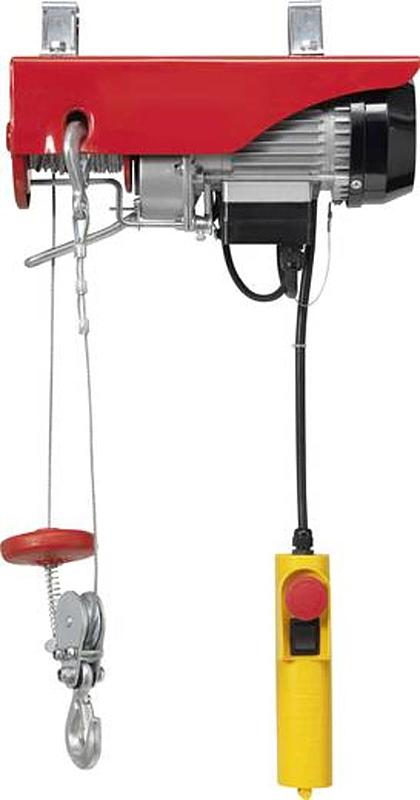 B-Ware Toolcraft 1550315 Elektrischer Seilhebezug Seilzug Heben Tragkraft Max. 250 Kg