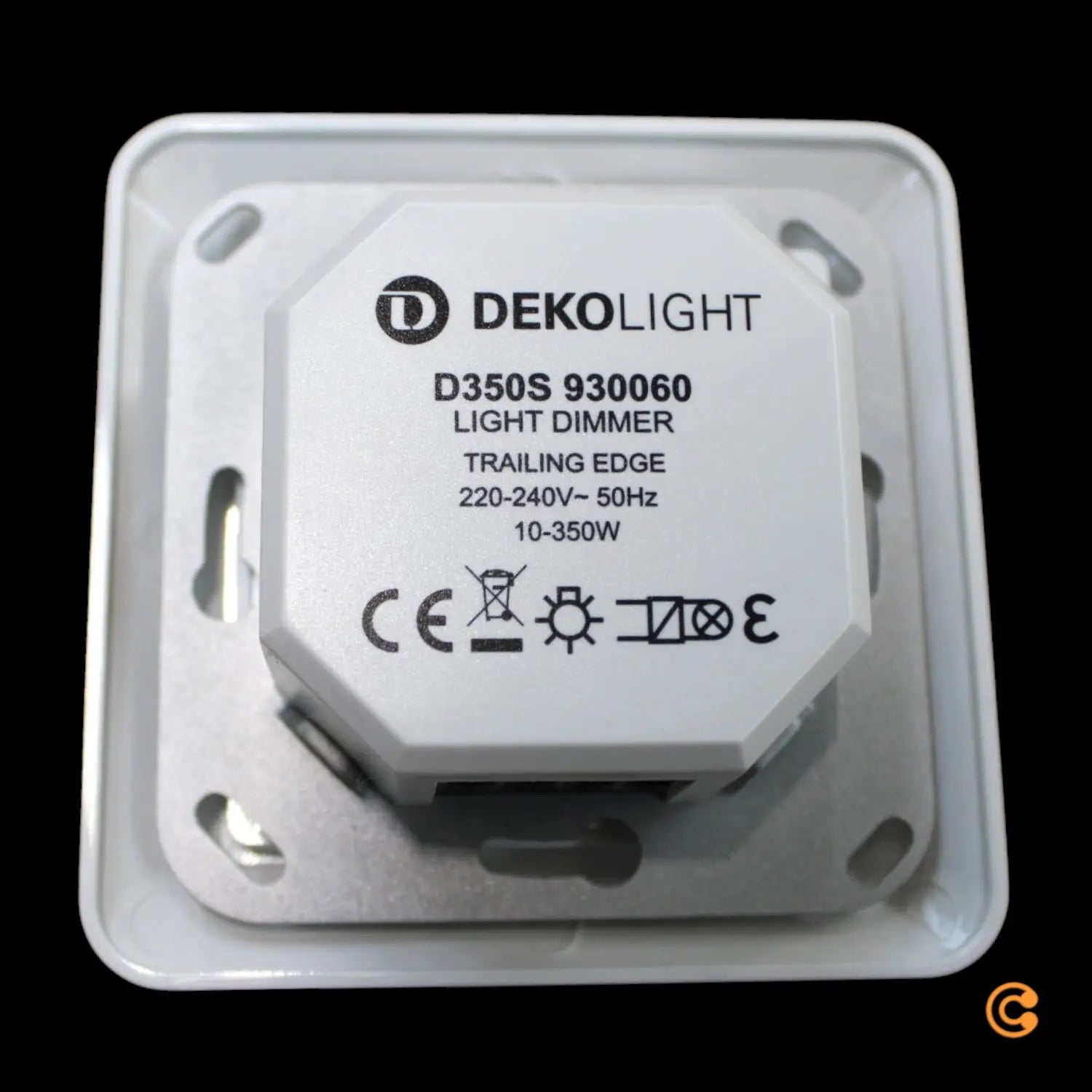 B-Ware Deko Light Dimmer Phasenabschnitt Schalter Elektrisches Montagezubehör Weiß - 4042943135353
