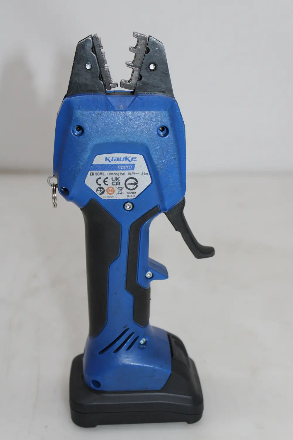 B-Ware Klauke Crimpzange Presswerkzeug Elektromechanisch Akku Ladegerät Siehe Text/Foto - 4012078828673