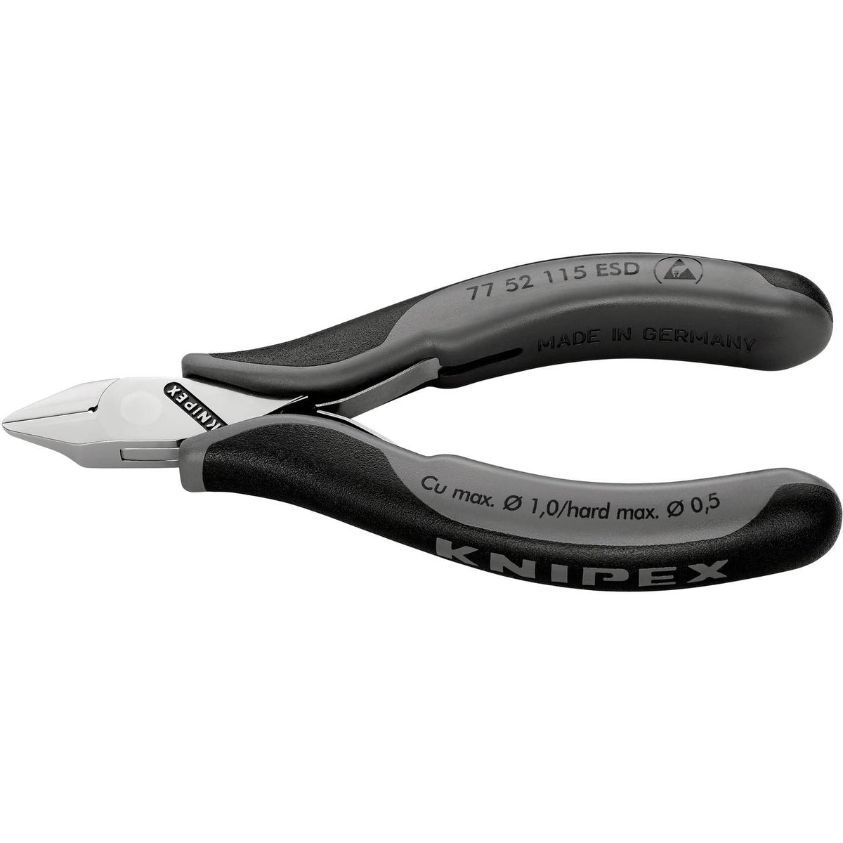 Knipex Seitenschneider Zange Elektronik Schneider Feinmechanik ESD 3 STÜCK - 4003773025139