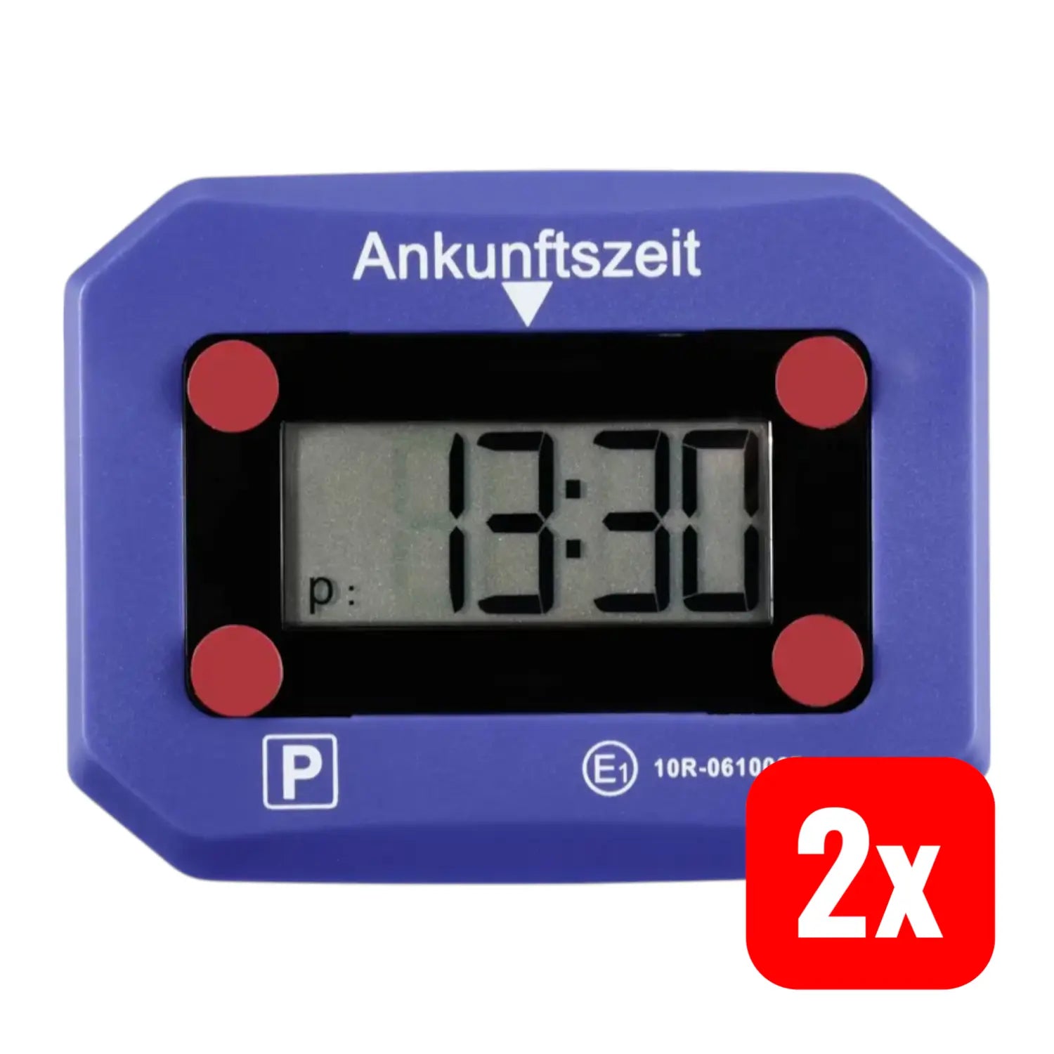 B-Ware 3338640 Elektronisch Parkscheibe Digital Parkuhr 25 Mm X 102 Mm X 79 Mm 2 Stück - 4064161391113