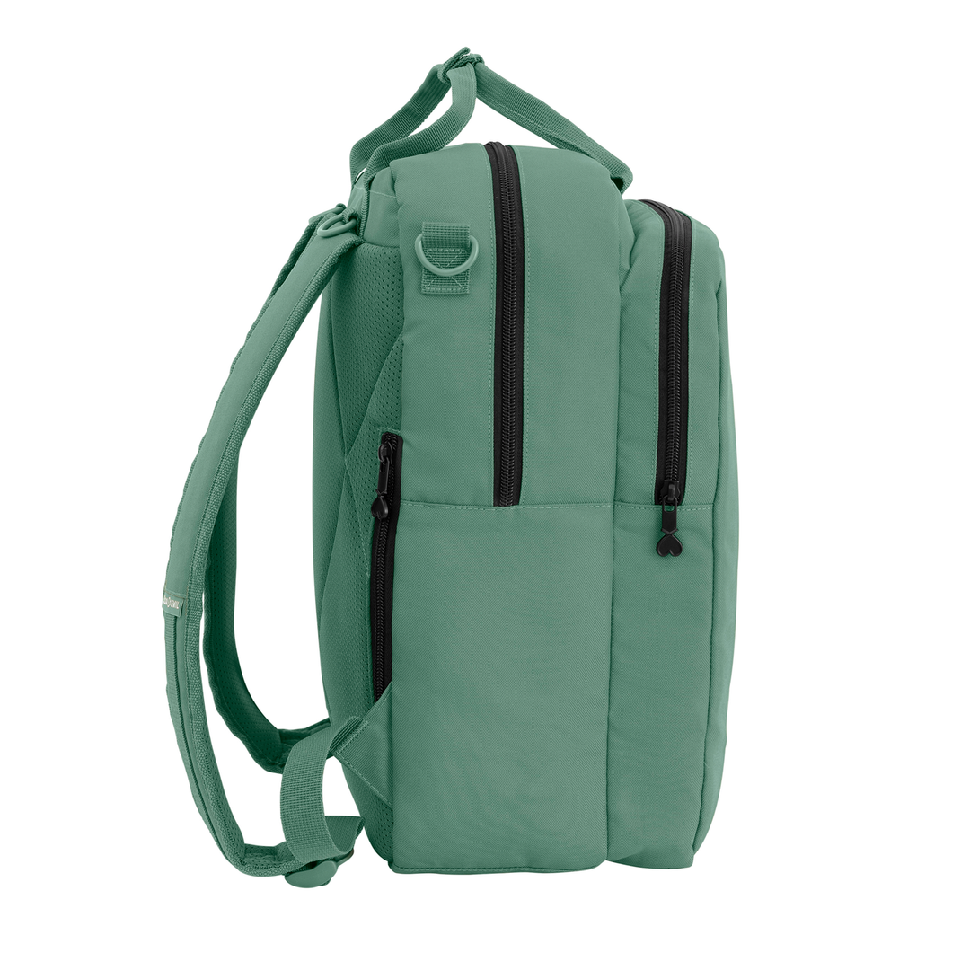 Elsa & Emil Henkel Rucksack Krokodilgrün Tasche 17l Laptoptasche Reisetasche B-Ware