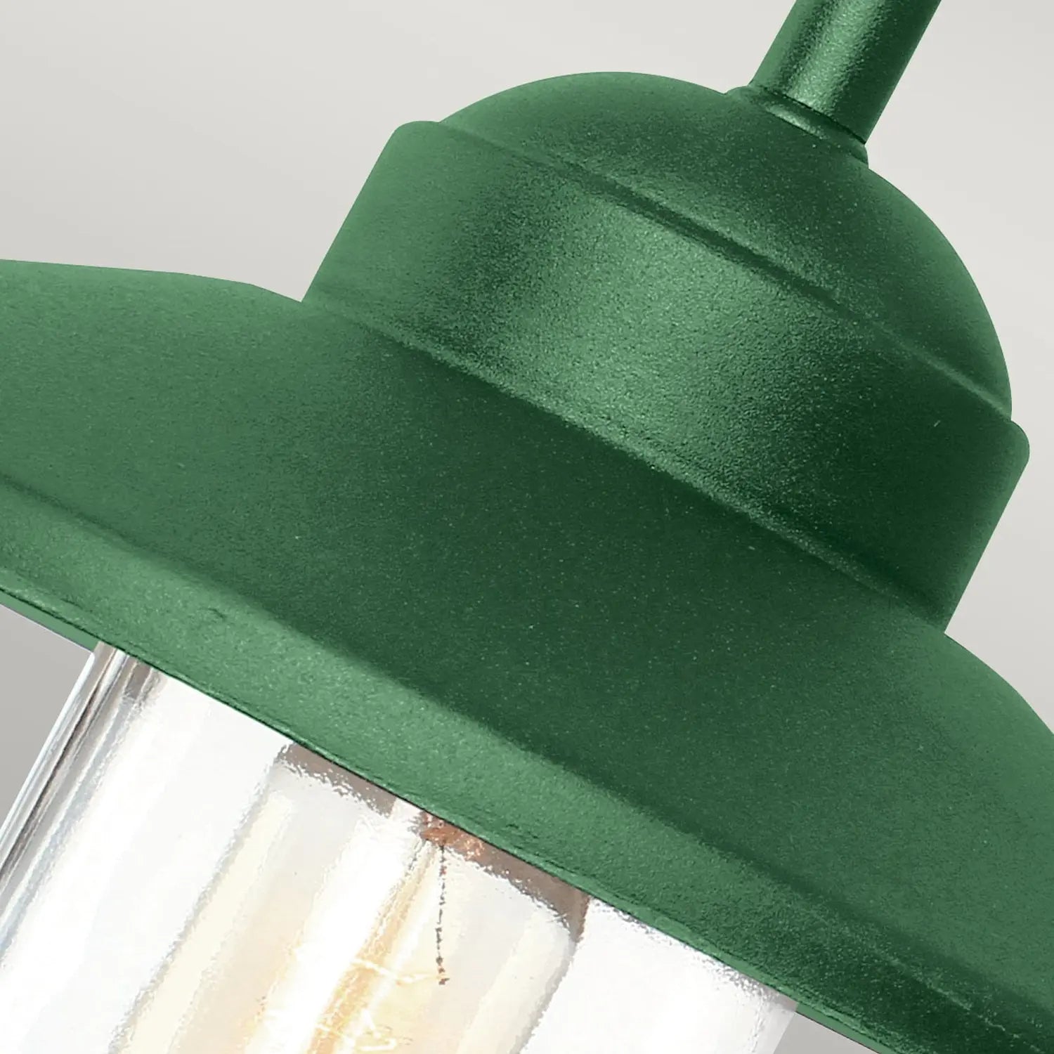 B-Ware Elstead Außenwandleuchte Laterne Klampenborg Edelstahl Dunkelgrün Außenlampe - 5024005012047
