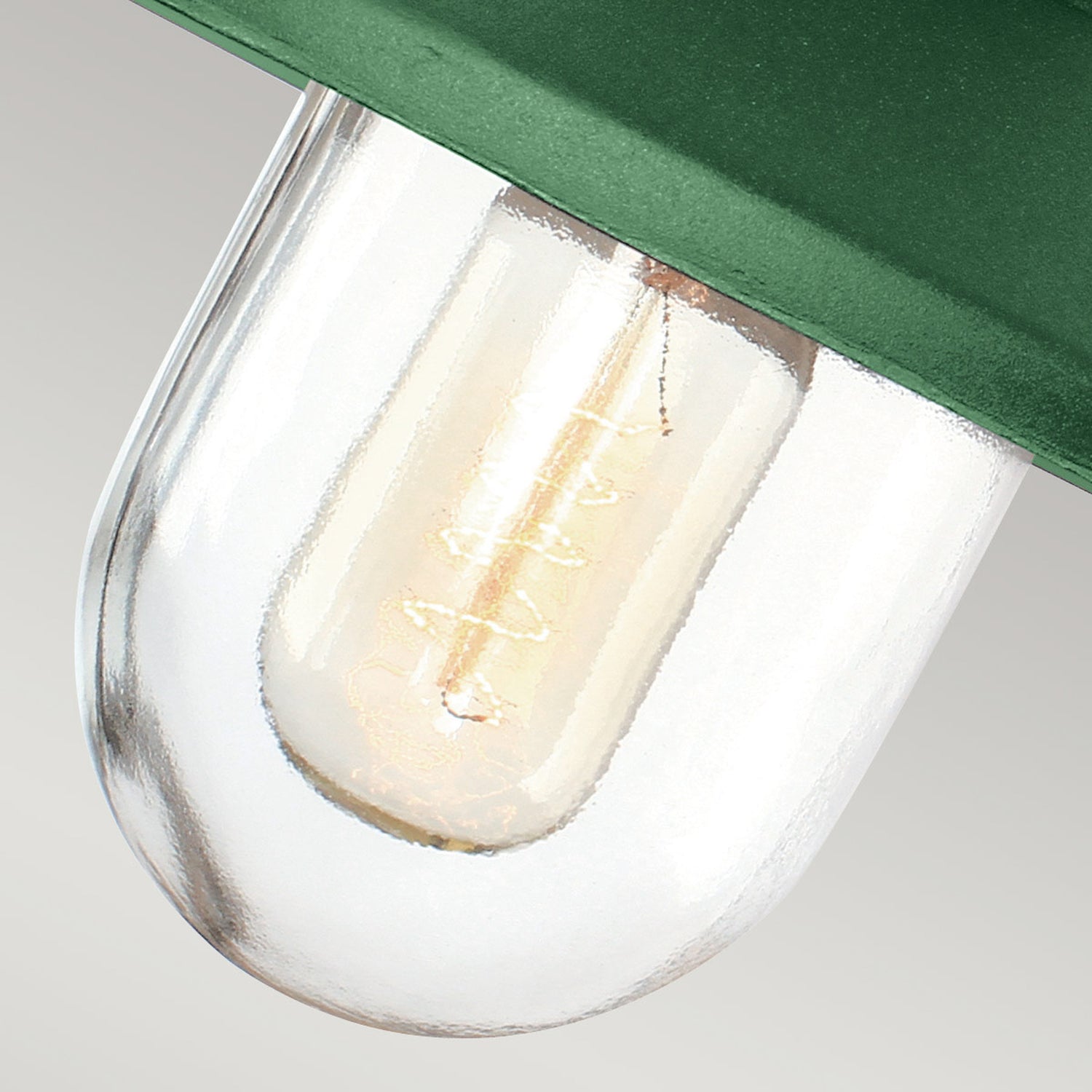 B-Ware Elstead Außenwandleuchte Laterne Klampenborg Edelstahl Dunkelgrün Außenlampe - 5024005012047