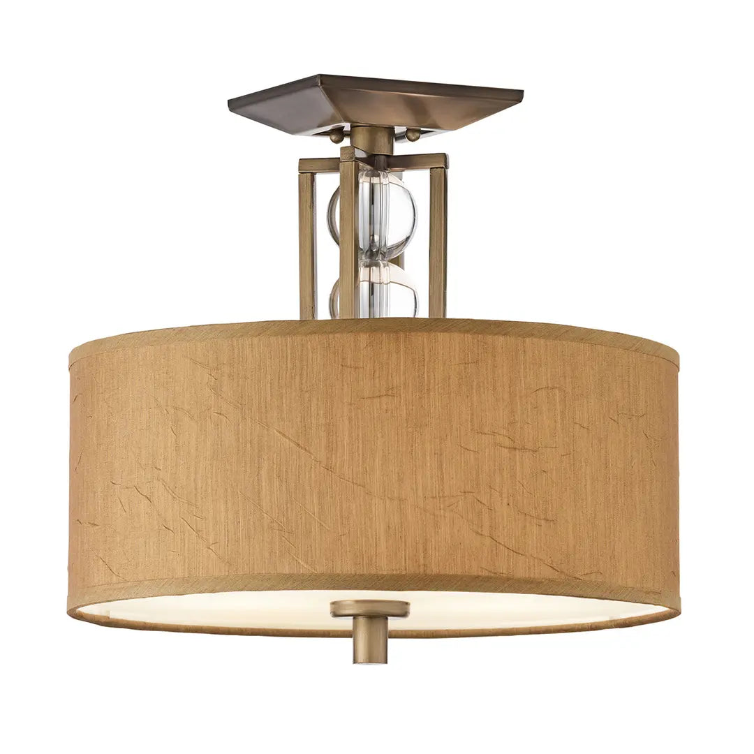 B-Ware Elstead Deckenleuchte Plafonds Lampe Celestial Textilschirm Braun Warmes Braun - 5024005231912
