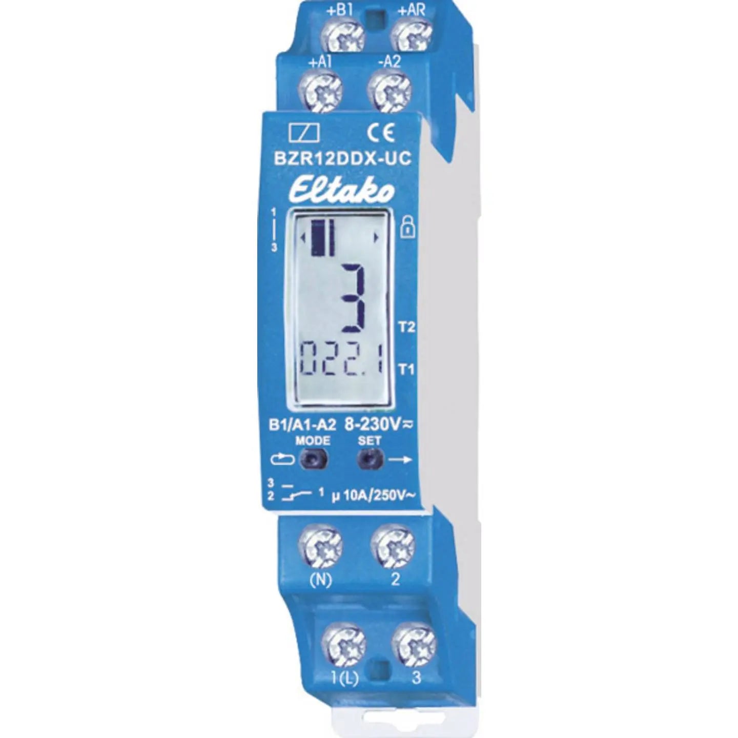 B-Ware Eltako Betriebsstundenzähler Stundenzähler Zähler Digital Bzr12 Ddx Uc Schiene - 4010312603161