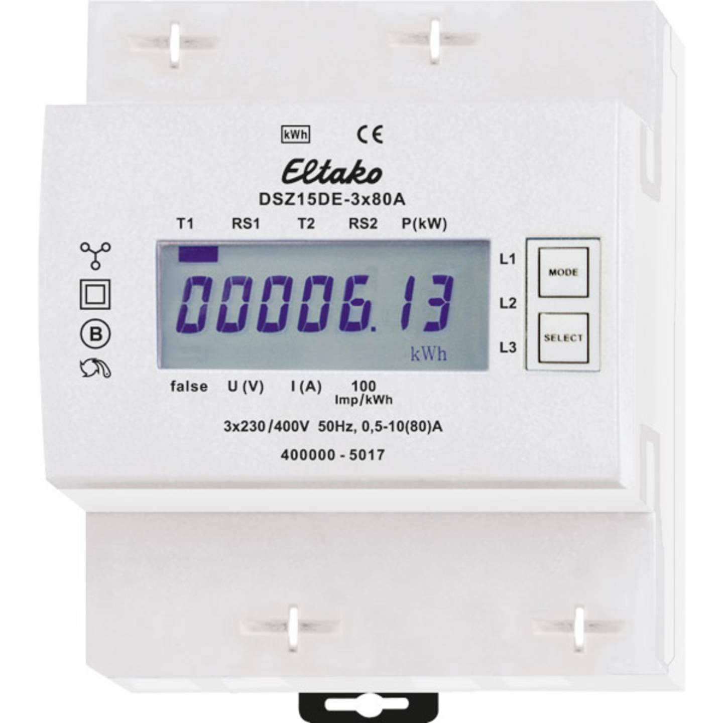 B-Ware Eltako Dsz15 De 3x80 A Drehstromzähler Zähler Digital 80 A 1 Stück - 4010312501719