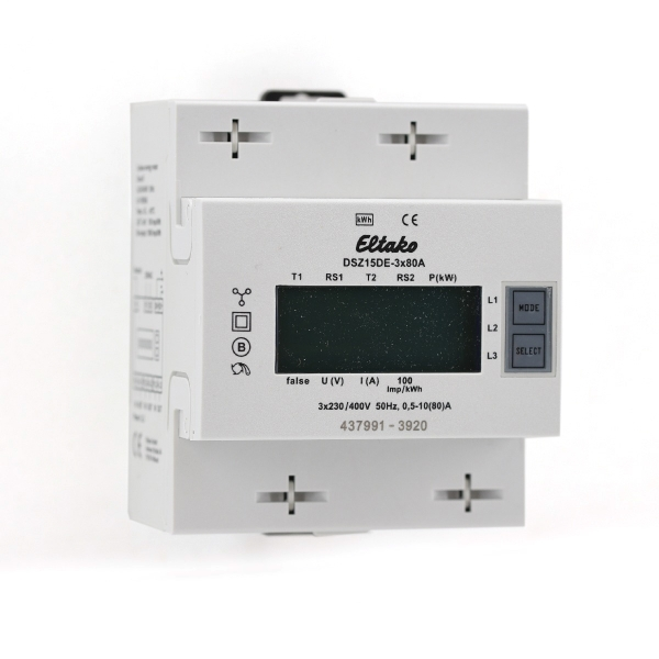 B-Ware Eltako Dsz15 De 3x80 A Drehstromzähler Zähler Digital 80 A 1 Stück - 4010312501719
