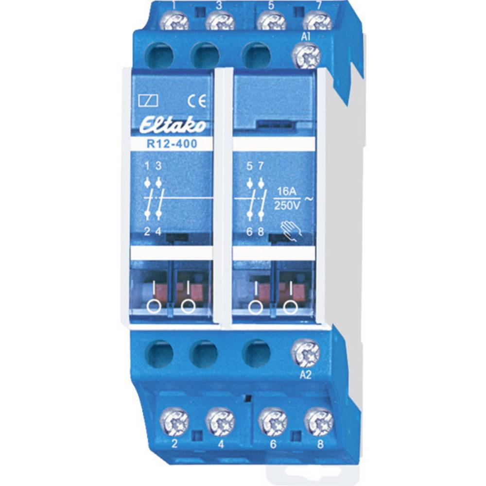 Eltako R12 400 230 V Schaltrelais Nennspannung: 230 V Schaltstrom Relais Schließer B-Ware