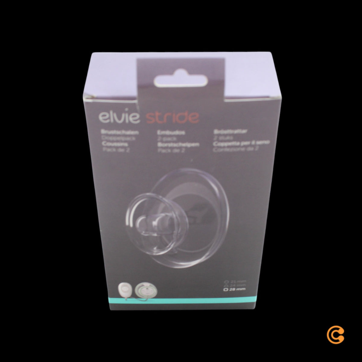 elvie Brustschalen Set Elvie Stride 28mm 2er-Pack BPA-frei spülmaschinenfest - 5060442521322