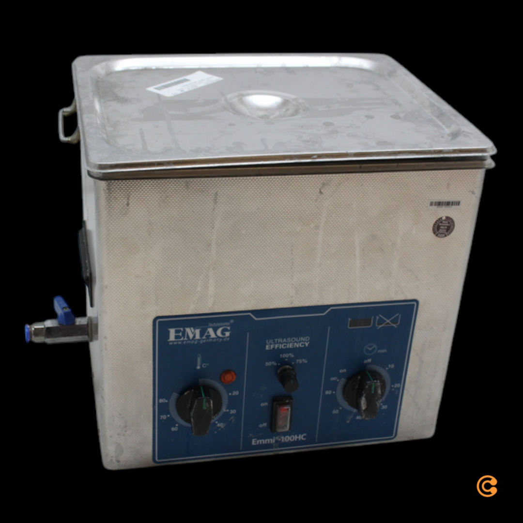 Emag Emmi 100 Hc Plus Ultraschallreiniger Reinigungsgerät 480 W Siehe Text/Foto C-Ware