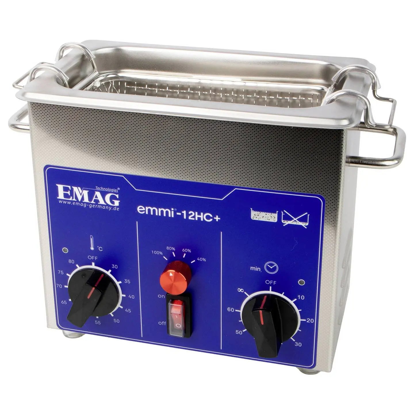 B-Ware Emmi Ultraschallreiniger Reinigungsgerät Universalgerät Edelstahl 100ml Reiniger - 4040513180451