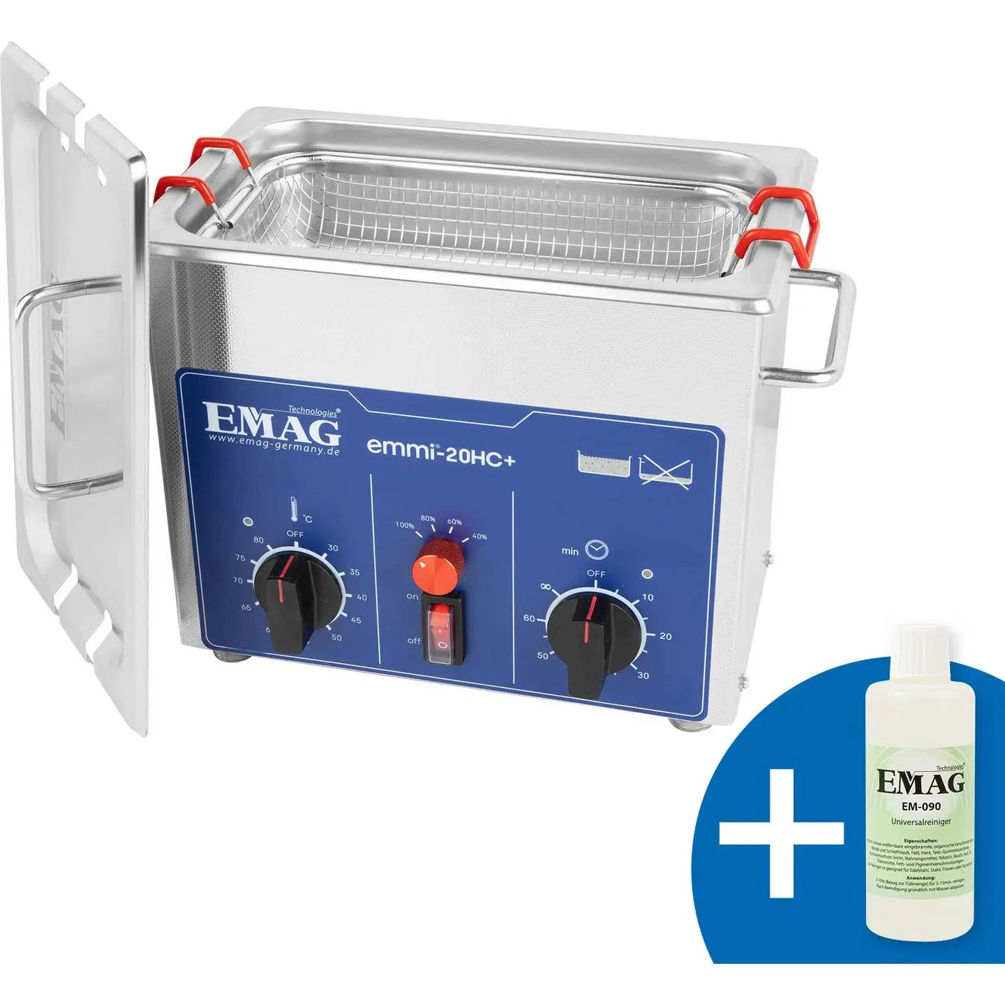 B-Ware Emag Ultraschallreiniger Reinigungsgerät Universal Edelstahl Heizung 2.6 L Plus - 4040513180468