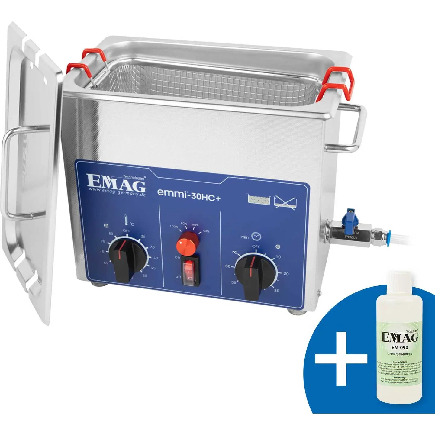 B-Ware Emag Ultraschallreiniger Reinigungsgerät Emmi 30 Hc Plus Heizung Edelstahl - 4040513180475