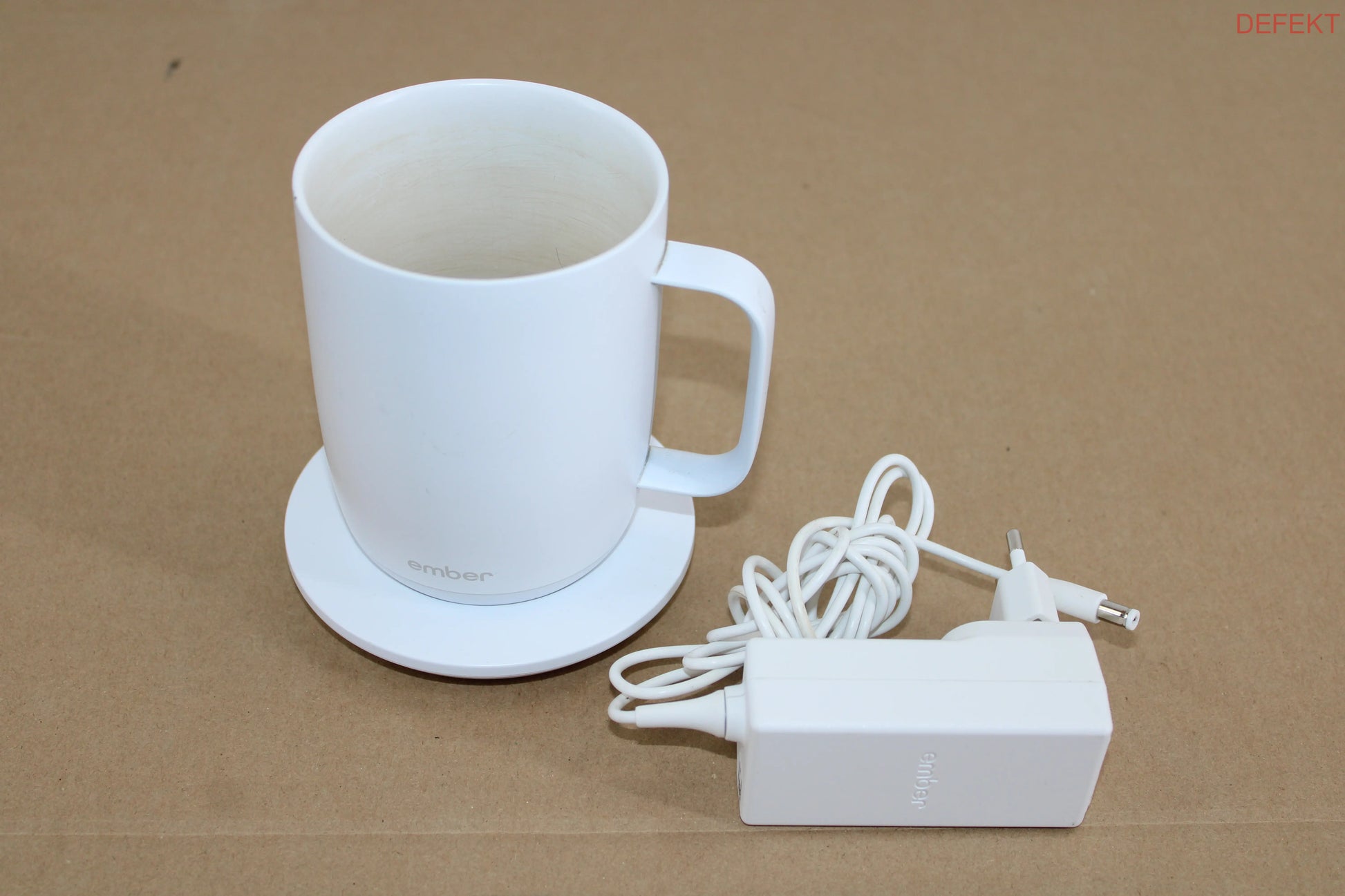 D-Ware Ember Becher Tasse Mug Weiß Beheizbarer Becher Keramik 414 Ml Smart Defektware - 810011401280