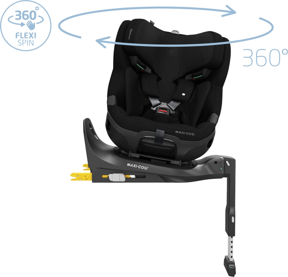 B-Ware Maxi Cosi Autositz Kindersitz Emerald 360 Pro Authentic Black Drehbar