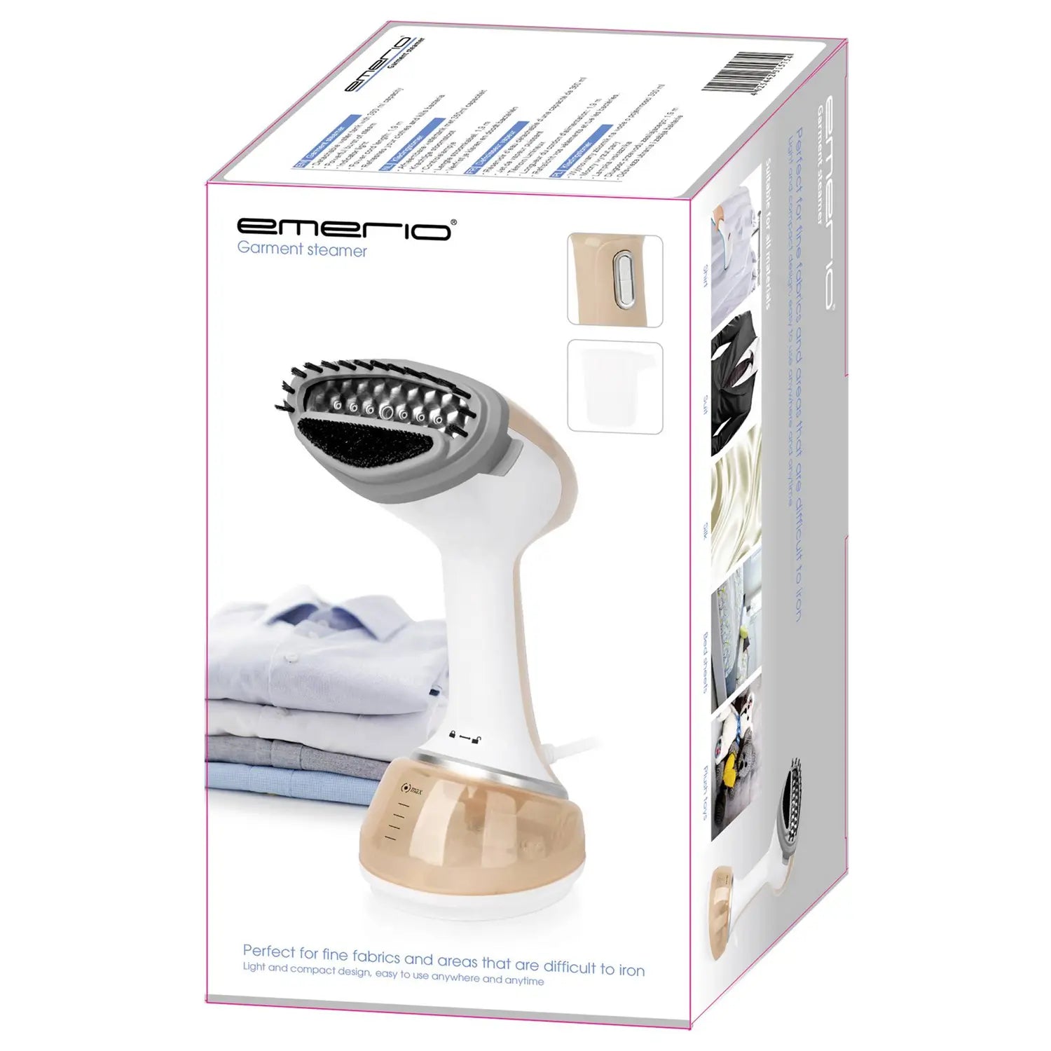 B-Ware Emerio Dampfglätter Steamer Sb 130292 Kleidung Reise Tragbar Handgerät - 7333282012526