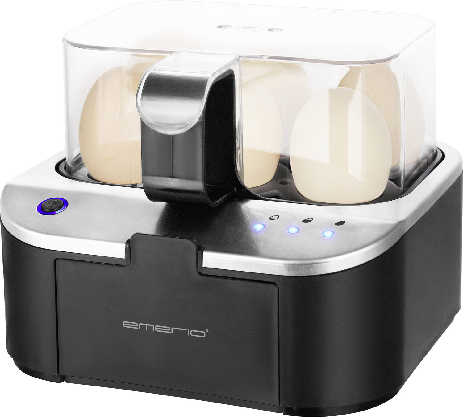 B-Ware Emerio Eb 123177.12 Eierkocher Bpa Frei Schwarz Edelstahl Kleinküchengerät - 7333282015114
