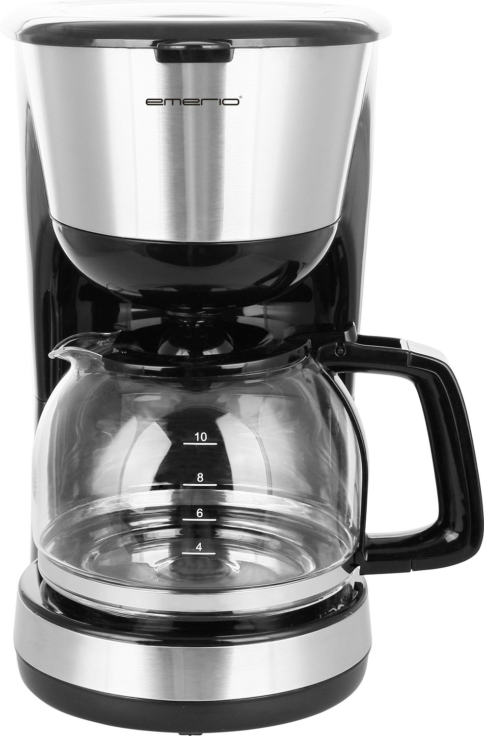 B-Ware Emerio Kaffeemaschine Fassungsvermögen Glaskanne Kanne Warmhaltefunktion 4 Stück - 7333282003128