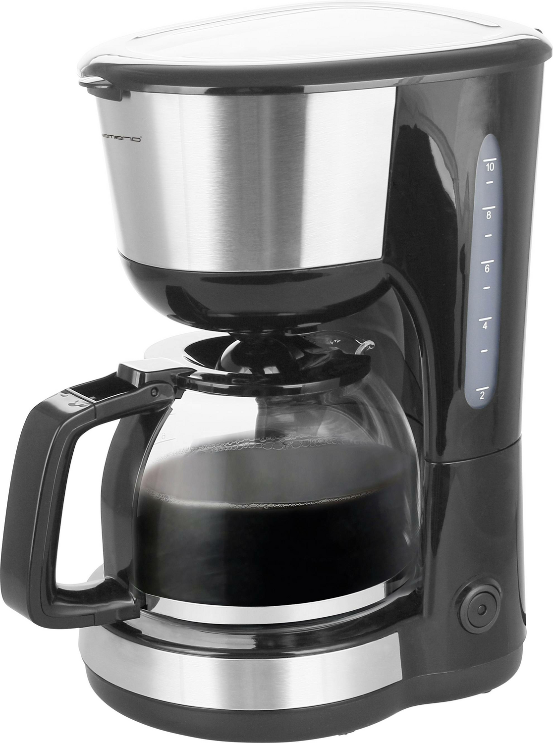 B-Ware Emerio Kaffeemaschine Fassungsvermögen Glaskanne Kanne Warmhaltefunktion 4 Stück - 7333282003128