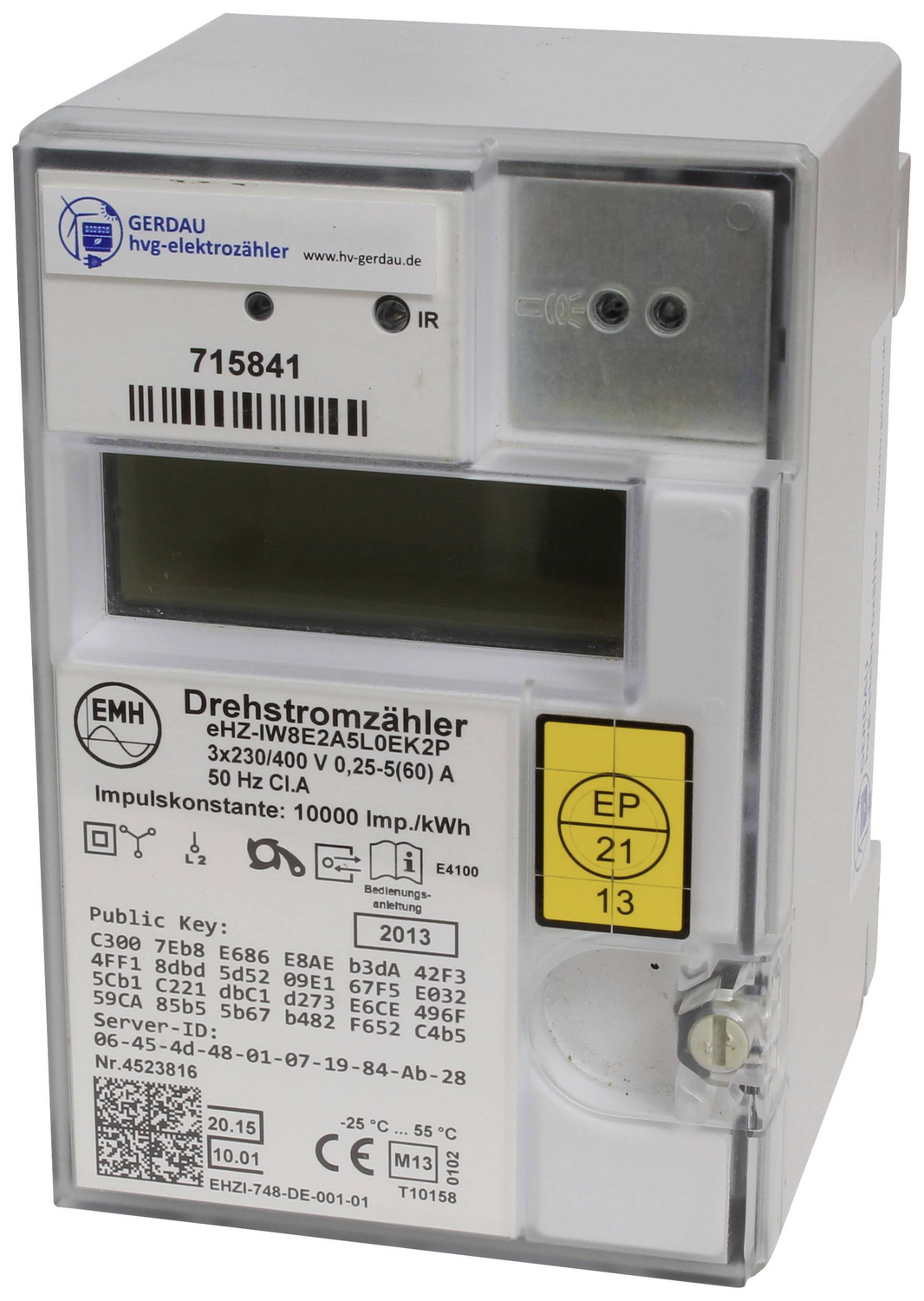 B-Ware Counttec Drehstromzähler Refurbished Gut Digital 1 St Stromzähler Zähler Strom  - 4026576450564