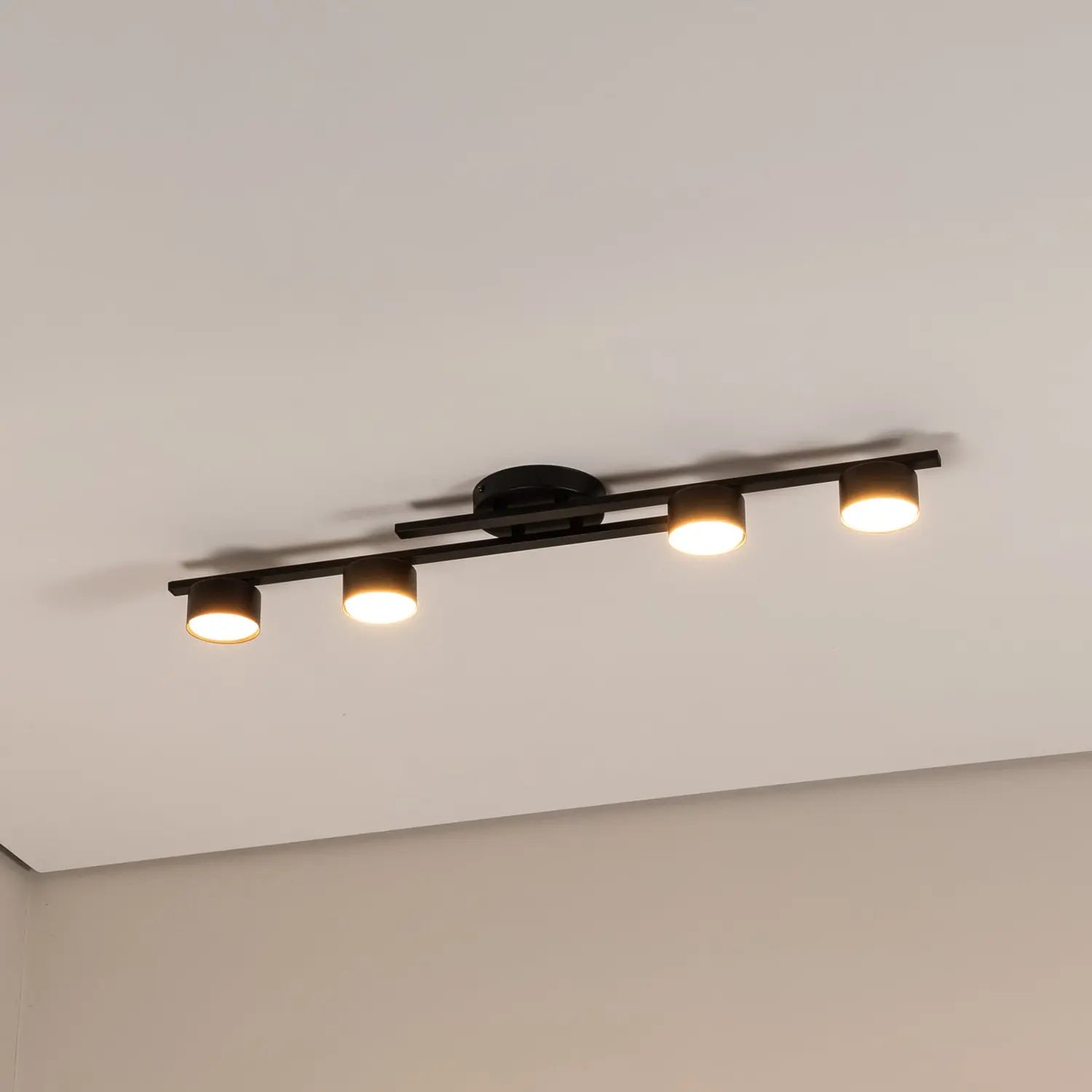 B-Ware Emibig Deckenlampe Deckenleuchte Fragment Schwarz Metall Dimmbar Beleuchtung - 5907106010931
