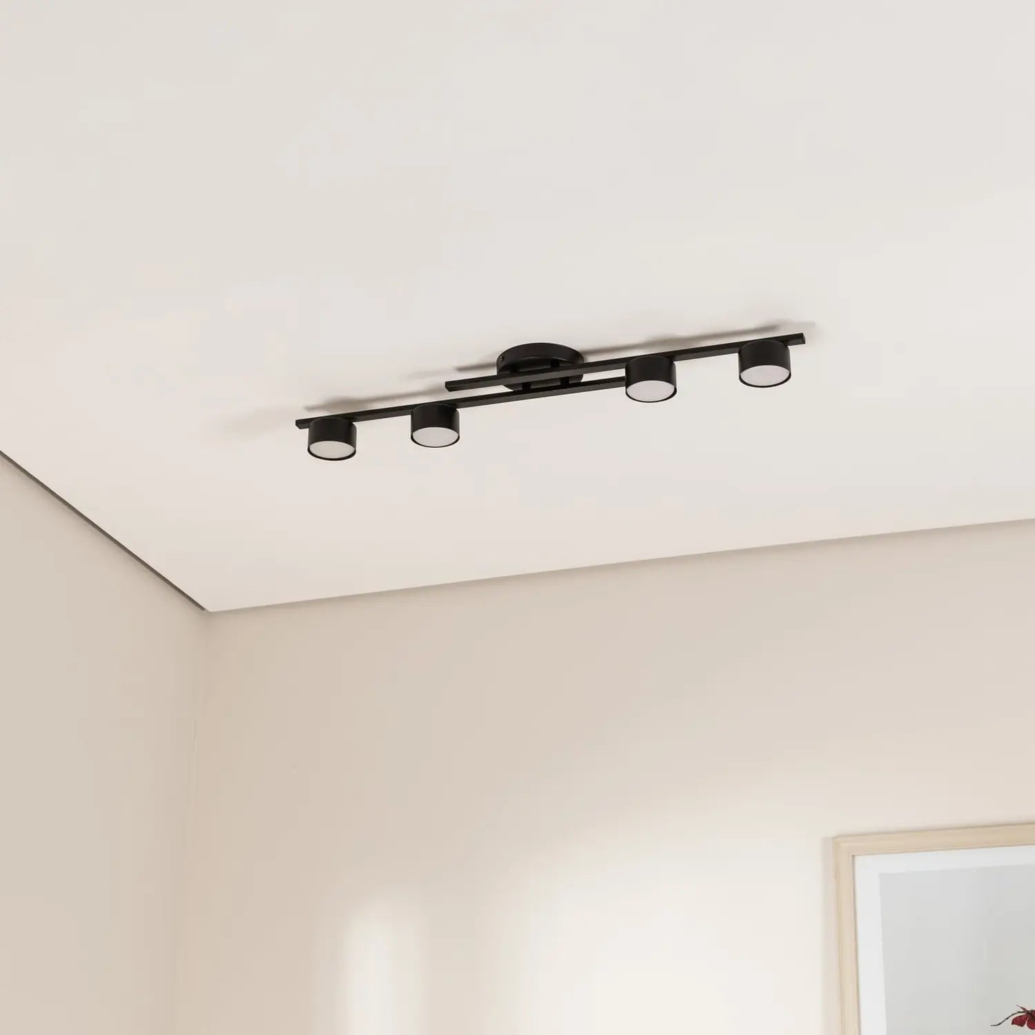 B-Ware Emibig Deckenlampe Deckenleuchte Fragment Schwarz Metall Dimmbar Beleuchtung - 5907106010931