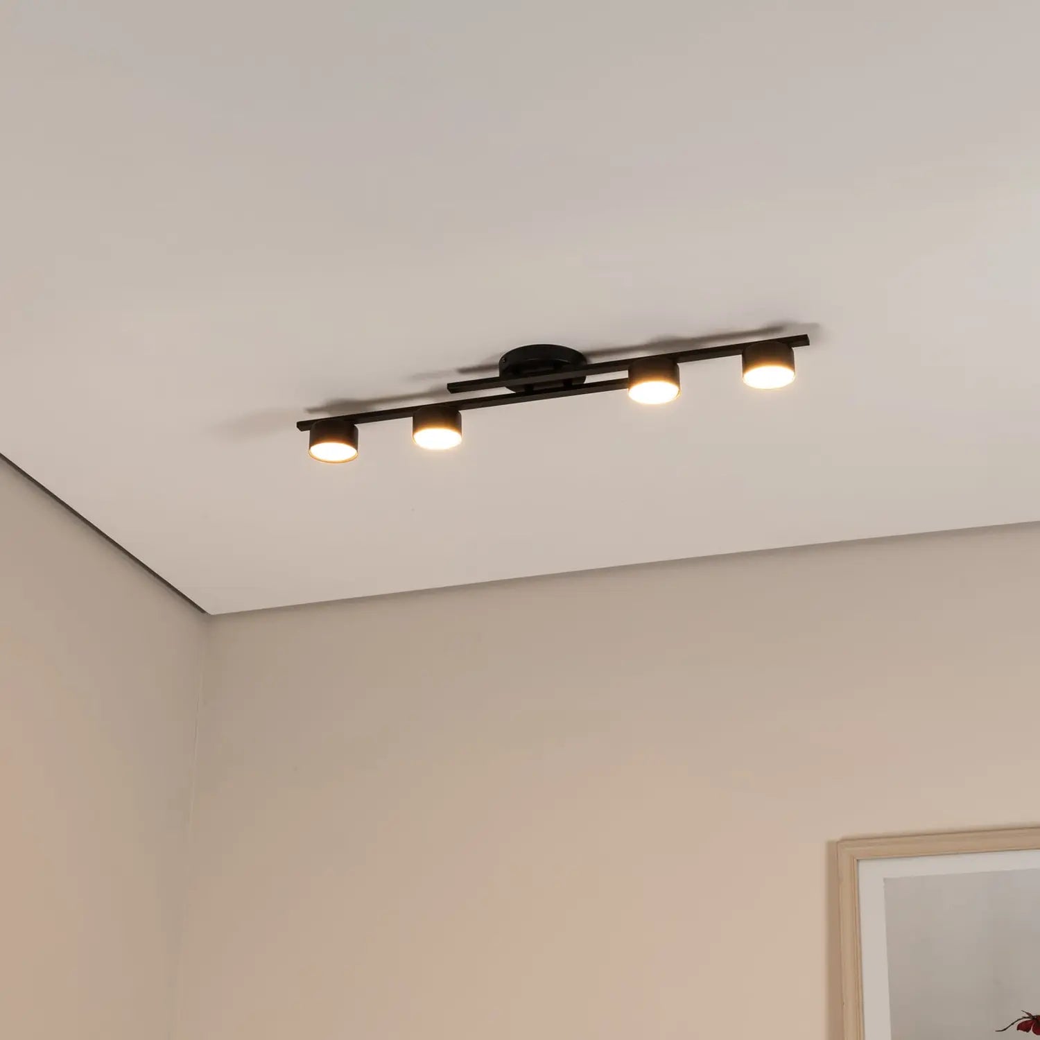 B-Ware Emibig Deckenlampe Deckenleuchte Fragment Schwarz Metall Dimmbar Beleuchtung - 5907106010931
