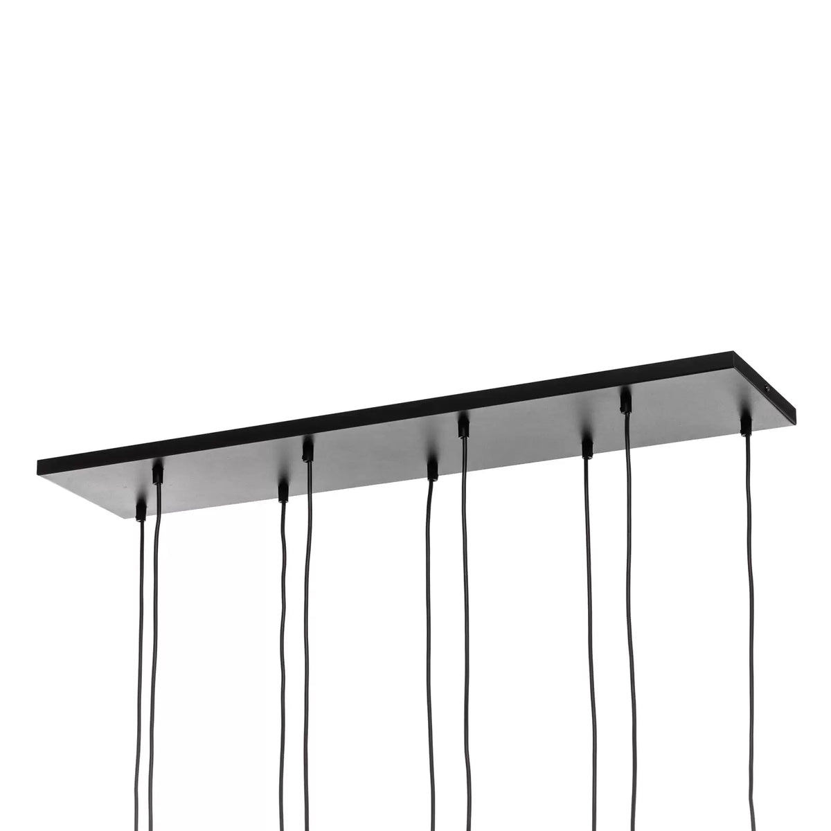 emibig Hängeleuchte Glassy schwarz grafit amber klar E14 Deckenlampe Leuchte - 5901738900615