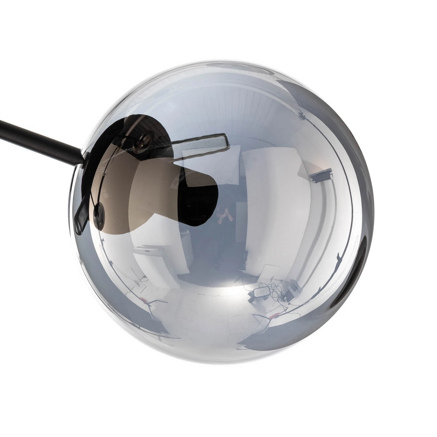 B-Ware Emibig Lighting Deckenleuchte Lampe Leuchte Linear Schwarz Grafit Sechsflammig