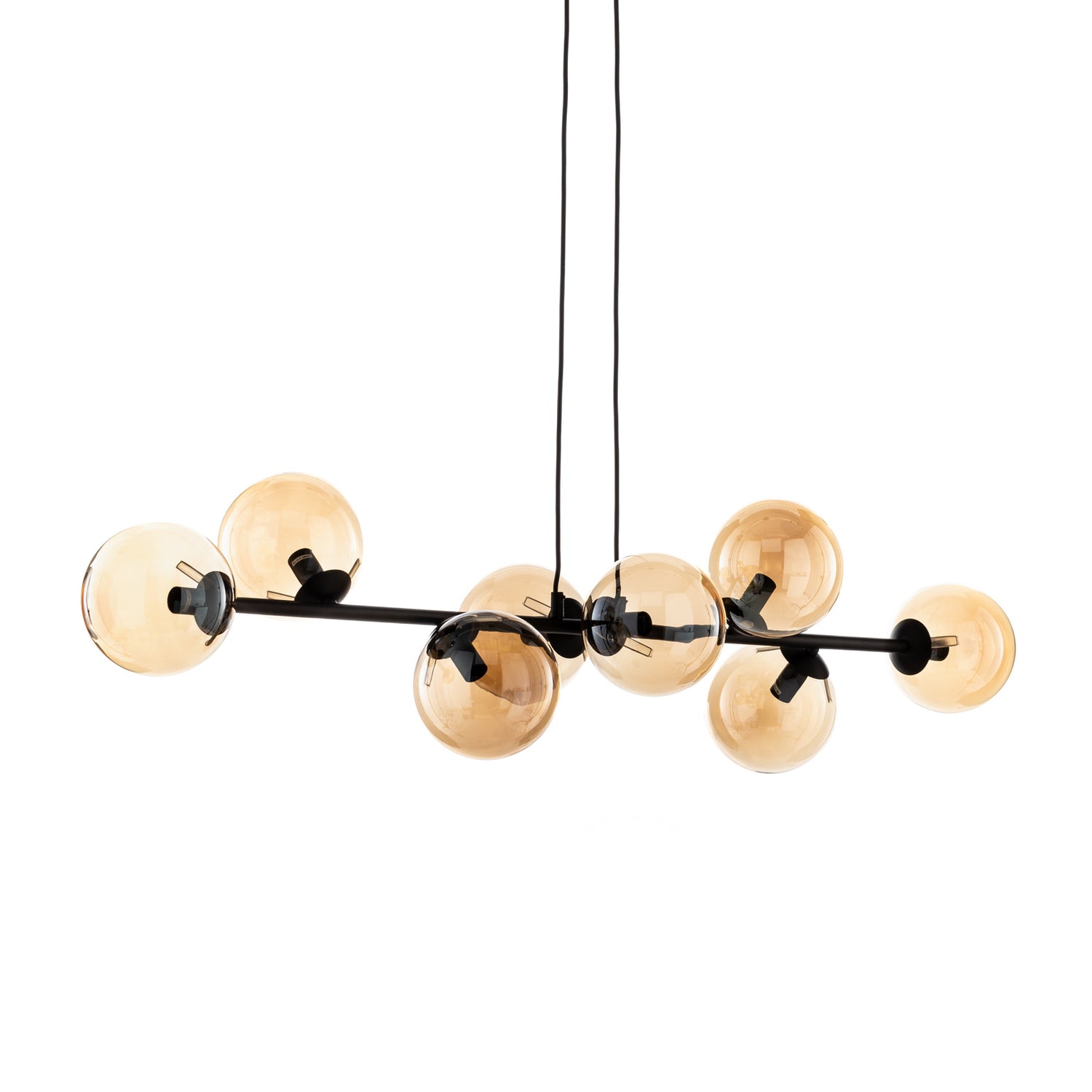 B-Ware Emibig Lighting Hängeleuchte Pendelleuchte E14 Deckenleuchte Schwarz Amber Led - 5901738900165