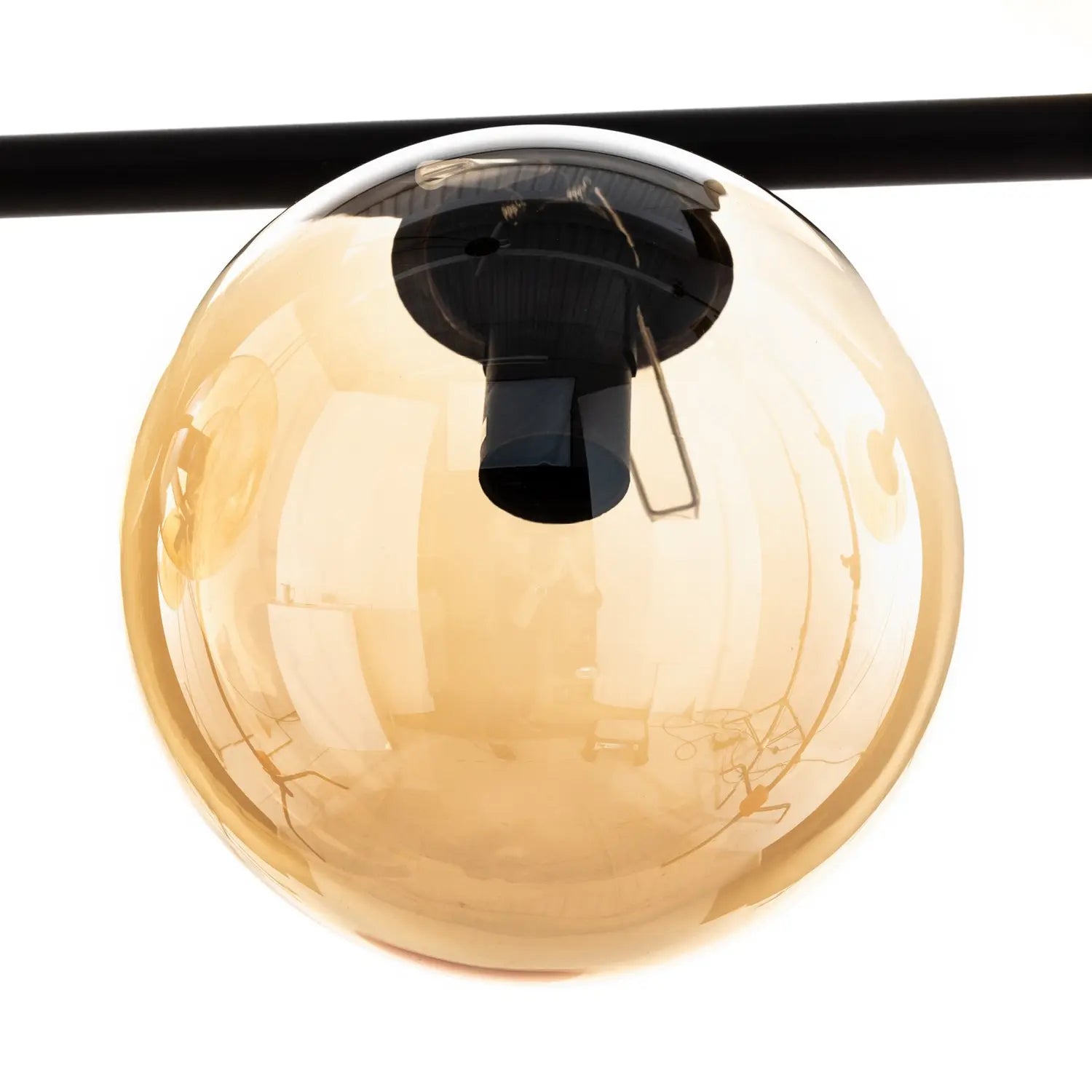 B-Ware Emibig Lighting Hängeleuchte Pendelleuchte E14 Deckenleuchte Schwarz Amber Led - 5901738900165