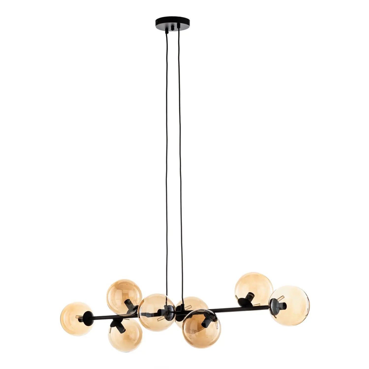 B-Ware Emibig Lighting Hängeleuchte Pendelleuchte E14 Deckenleuchte Schwarz Amber Led - 5901738900165