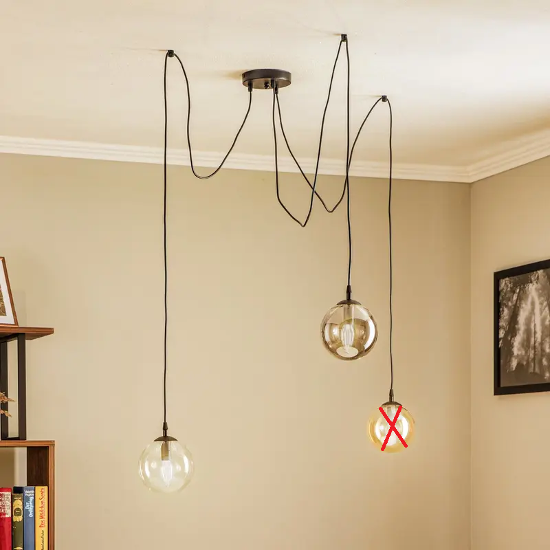 EMIBIG LIGHTING Hängeleuchte Pendelleuchte Glassy transparent SIEHE TEXT/FOTO - 5901738918993