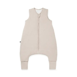 B-Ware Emma & Noah Schlafsack Strampelsack Fußsack Baby Bio Baumwolle Beige Größe 90