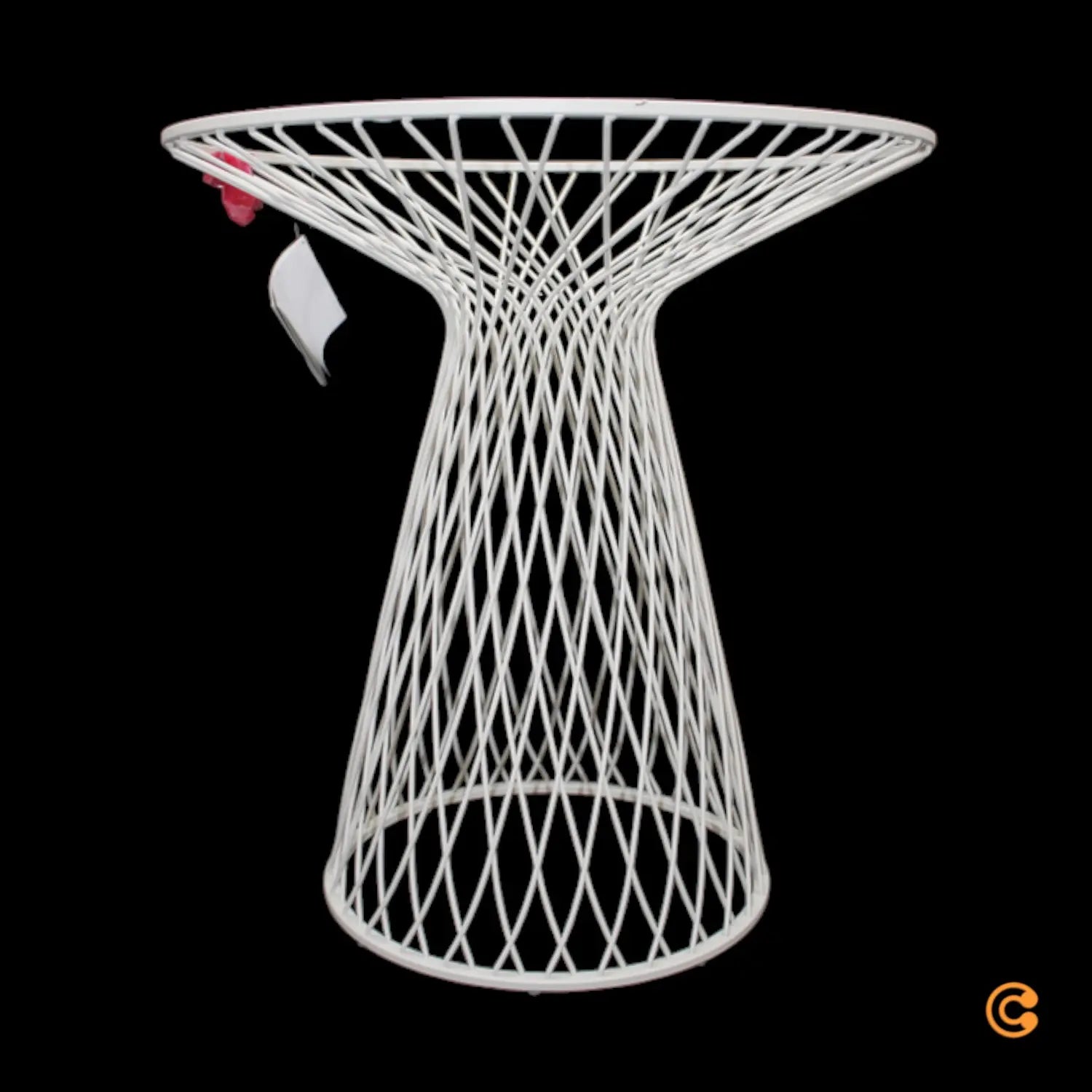 B-Ware Emu Heaven Tisch Esstisch Stahl Glas Rund Weiß Transparent Siehe Text/Fotos - 8021988549000