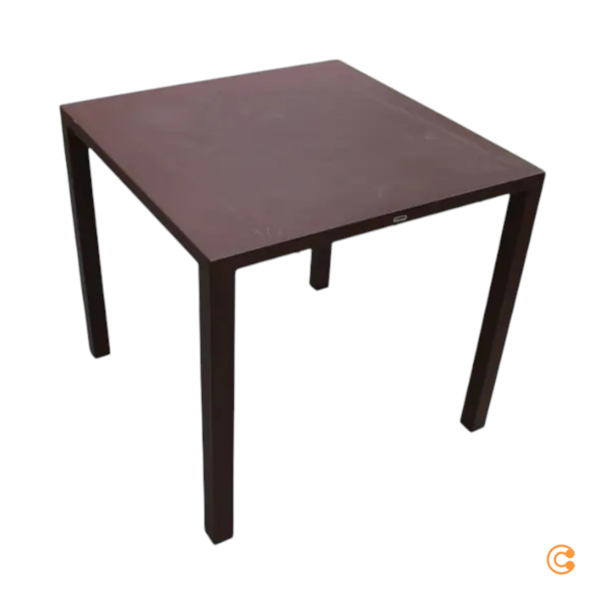Emu Nova Tisch Esstisch Gartenmöbel braun 80x80cm Outdoor stapelbar SIEHE TEXT - 8021988557395