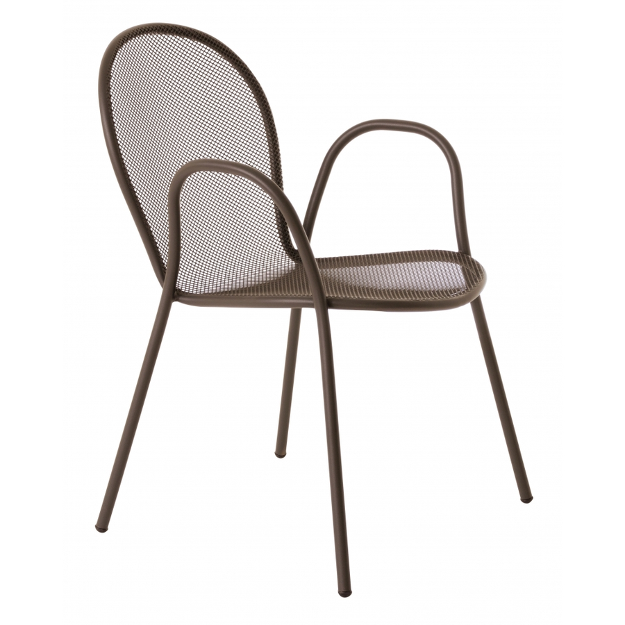 Emu   Ronda Stuhl Indischbraun Gartenstuhl Armlehnstuhl Sitzmöbel Möbel Outdoor B-Ware - 8021988314356
