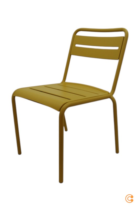 Emu Stuhl Sitz Gartenstuhl Curry Stahl Stapelbar Außenbereich Siehe Text/Foto B-Ware - 8021988586227