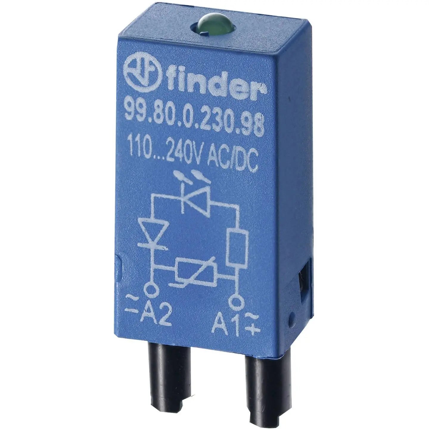 B-Ware Finder Steckmodul Einsatz Led Diode Grün Blau Bulk Freilaufdiode 10 Stück - 2050006445945