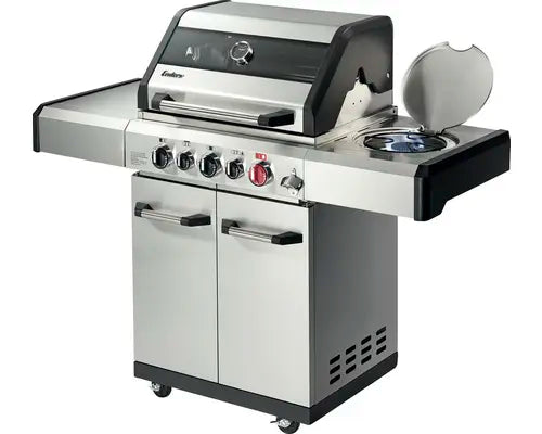 B-Ware Enders Grill Gasgrill Barbecue Kansas Ii Pro Silber Fettauffangschale Fahrbar - 4000591001680
