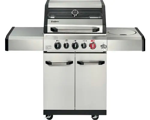 B-Ware Enders Grill Gasgrill Barbecue Kansas Ii Pro Silber Fettauffangschale Fahrbar - 4000591001680
