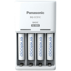 B-Ware Panasonic Basic Bq Cc51 Steckerladergerät Akkuladegerät Ni Mh Micro Aaa Mignon Aa