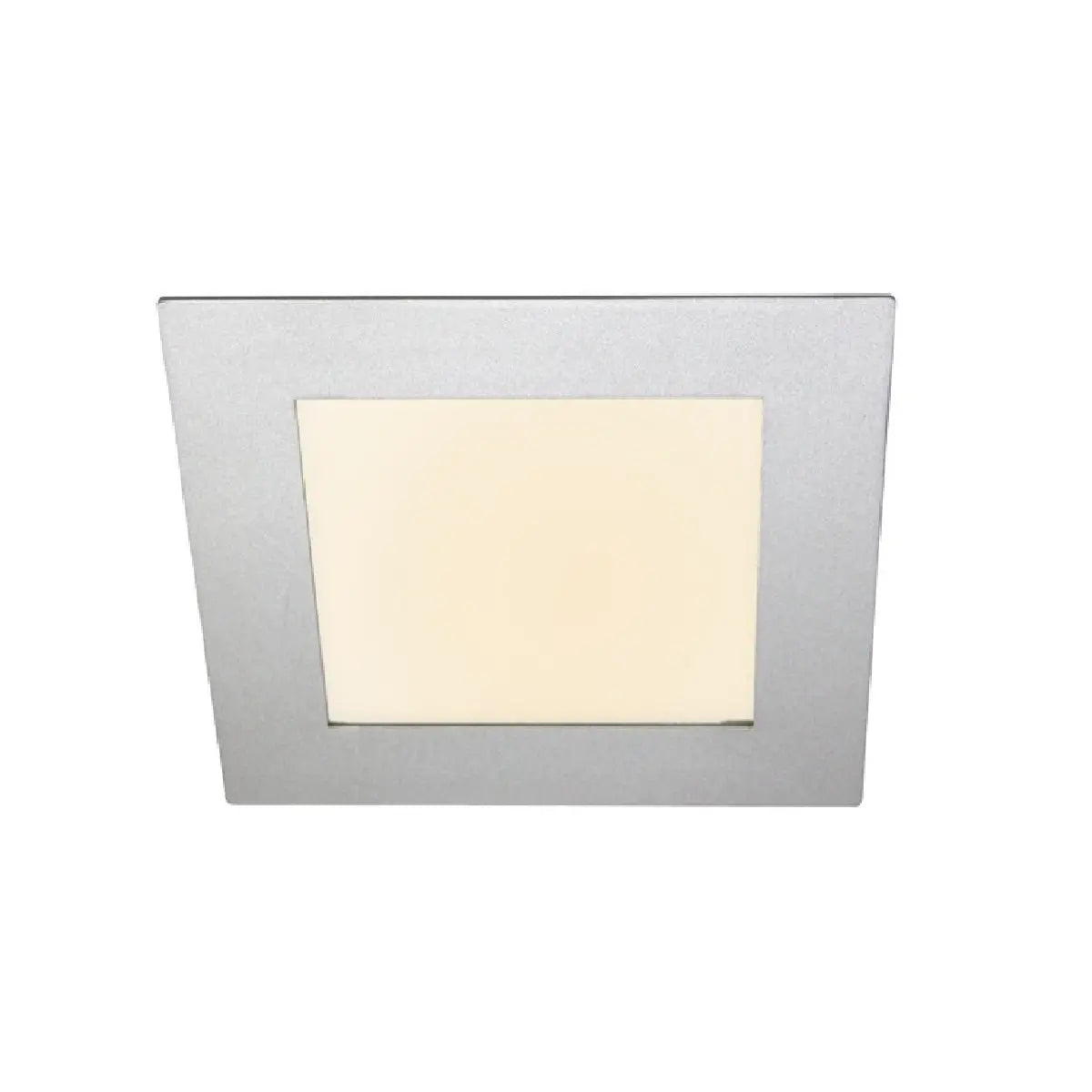 B-Ware Heitronic 27640 He Led Panel Toulouse Leuchte 200mm Eckig 3000 K Silber Panel - 4002940276404